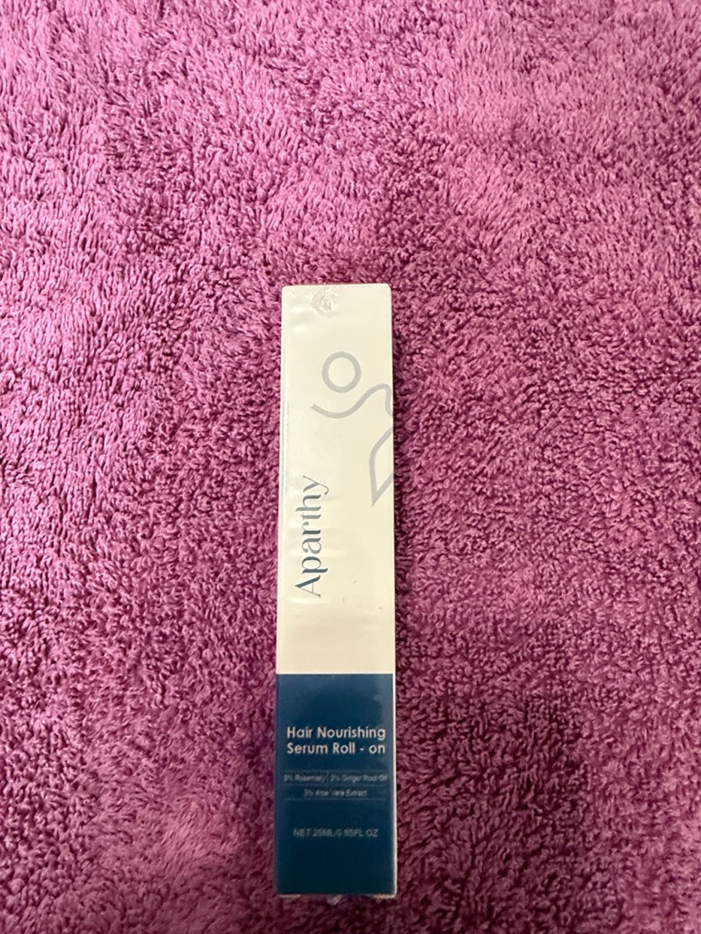 Hair Nourishing Serum Roll-On — White & Blue